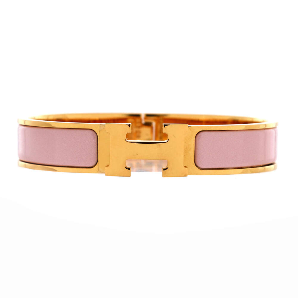 Hermes Narrow Clic H Bracelet Enamel